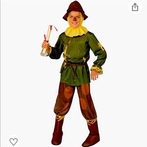 Wizard of Oz Scarecrow Costume (75th Anniversary Edition), CHILD Size MEDIUM